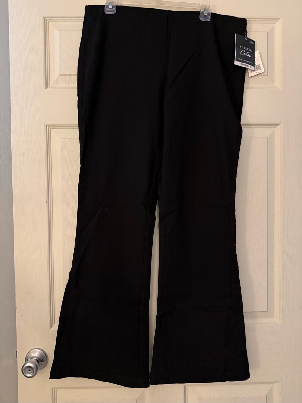 NWT Royalty For Me Forever Color Black Hollywood Bootcut Pants XL